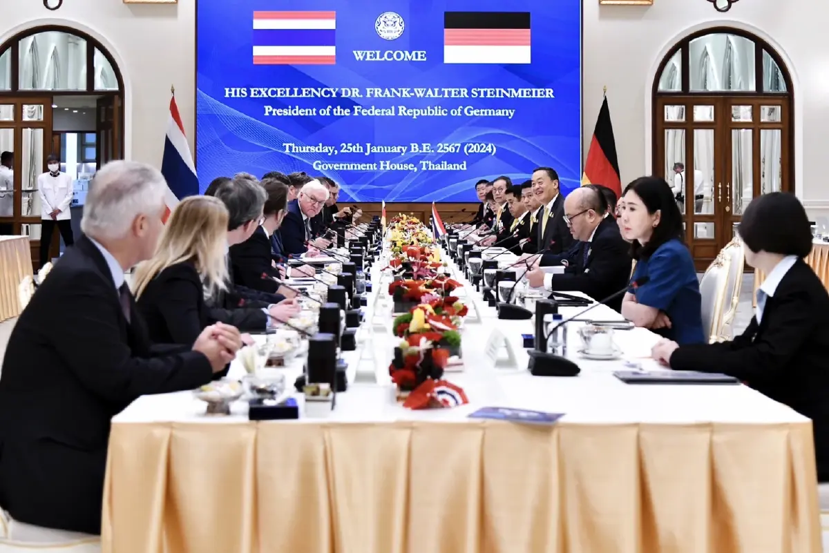 ประธานาธิบดีฯ เยอรมนี เยือนไทยอย่างเป็นทางการในรอบ 22 ปี ฐานะแขกของรัฐบาล