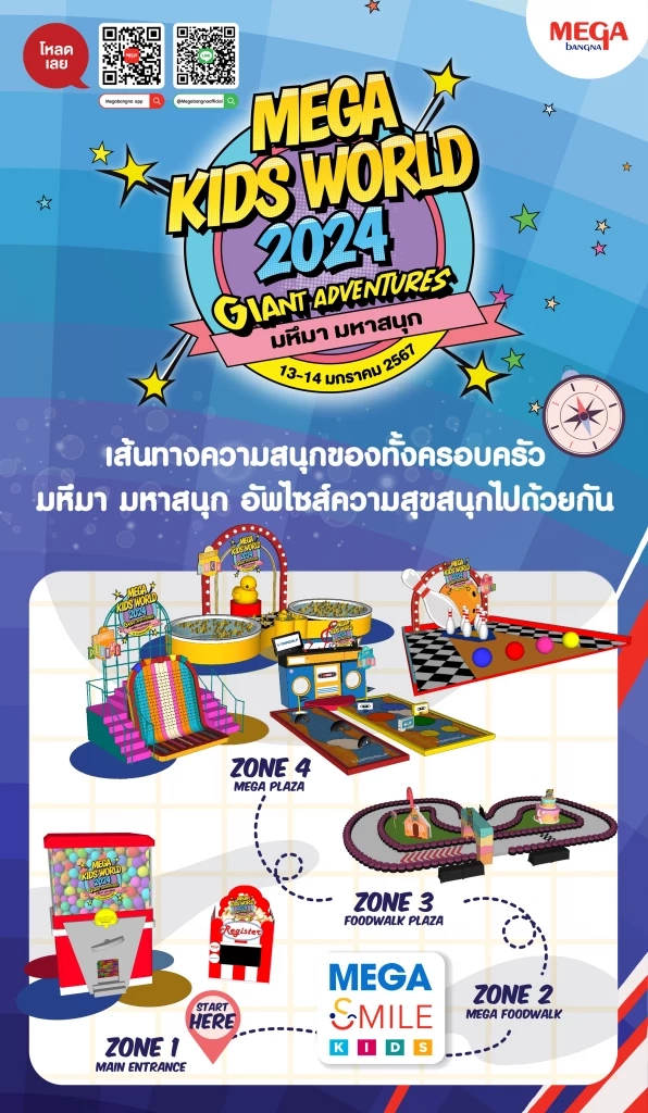 เที่ยวฟรี "วันเด็ก" ที่เมกาบางนามีกิจกรรมอะไรบ้างมาดูกัน