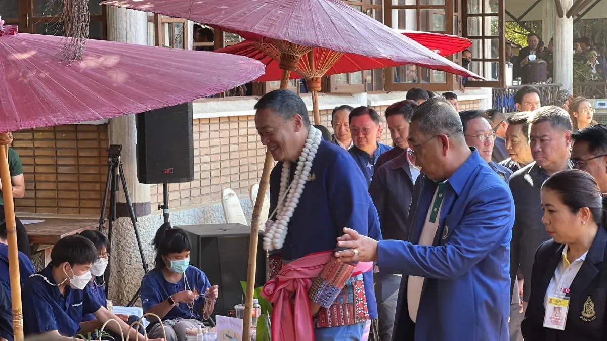 "เศรษฐา" เยือนเชียงใหม่ เดินหน้ายกระดับผลิตภัณฑ์ชุมชน สู่ตลาดโลก
