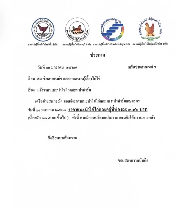 พ่อบ้าน-แม่บ้านอ่วม ! ไข่ไก่ขึ้นราคาฟองละ 30 สตางค์