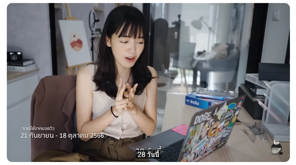 เปิดรายได้ "Pigkaploy" ยูทูบเบอร์เงินล้าน เฉลย "ทหารมีไว้ทำไม" มีอีกกี่ตอน