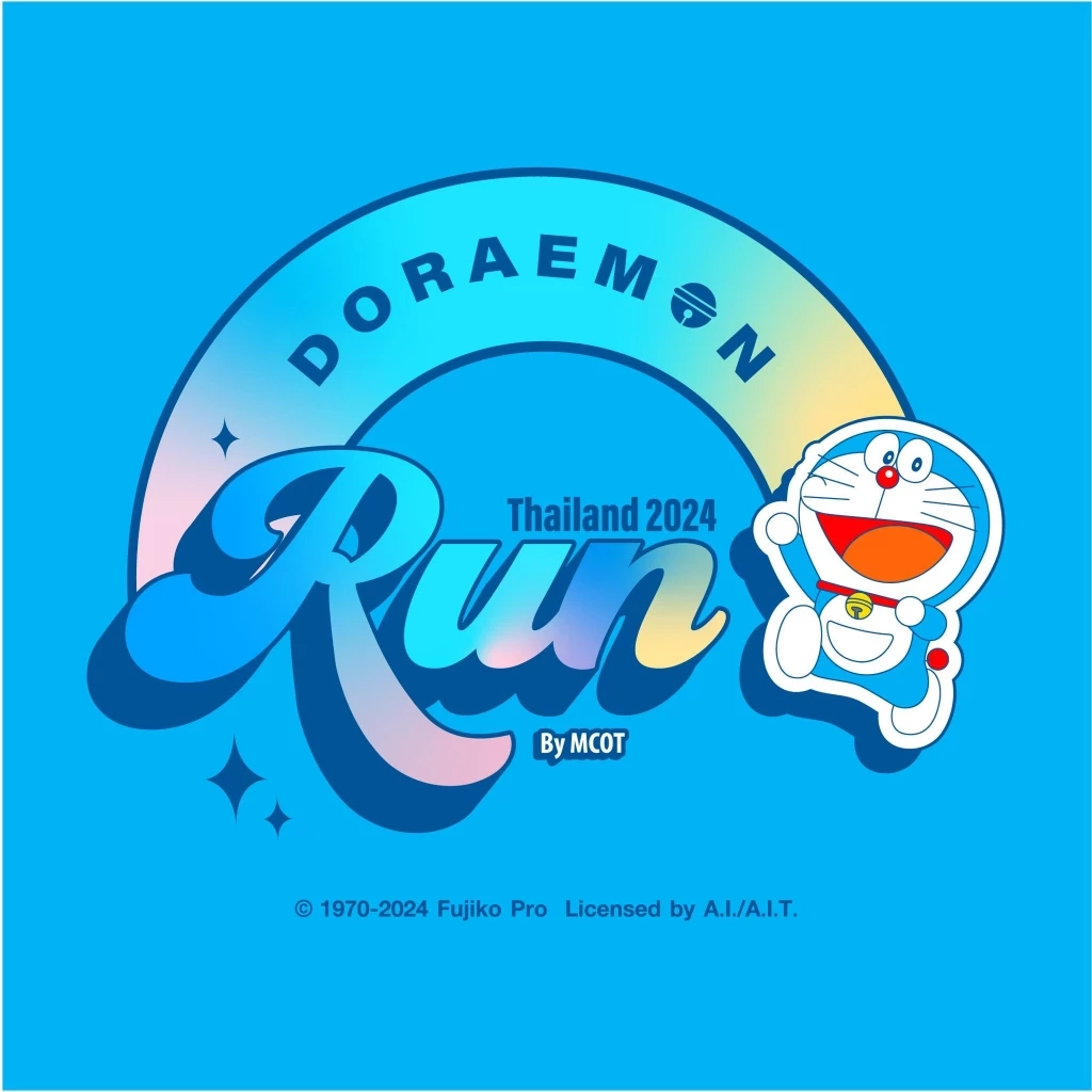 ครั้งแรกในเมืองไทย วิ่งธีมการ์ตูนยอดฮิต DORAEMON Run Thailand 2024