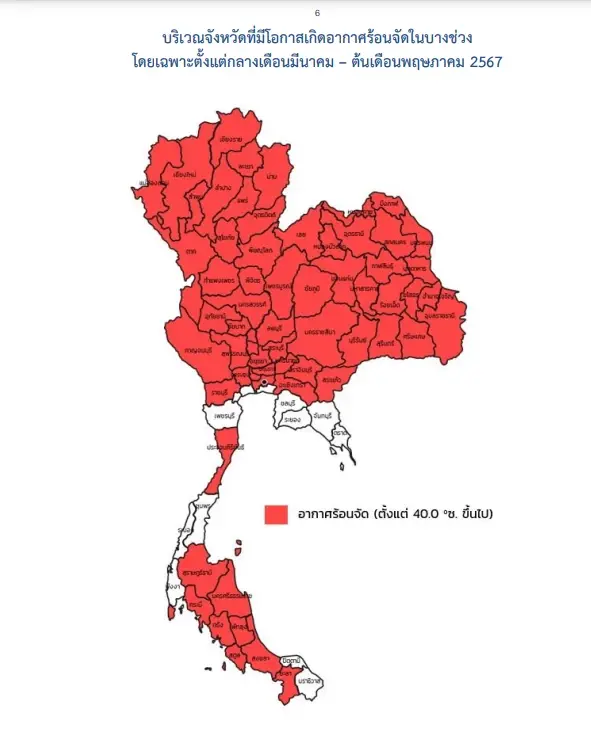เตรียมตัวให้พร้อม อุตุฯ ประกาศวันเริ่ม "ฤดูร้อน" ไทยปี 67 ระอุสุด 44.5 องศาฯ