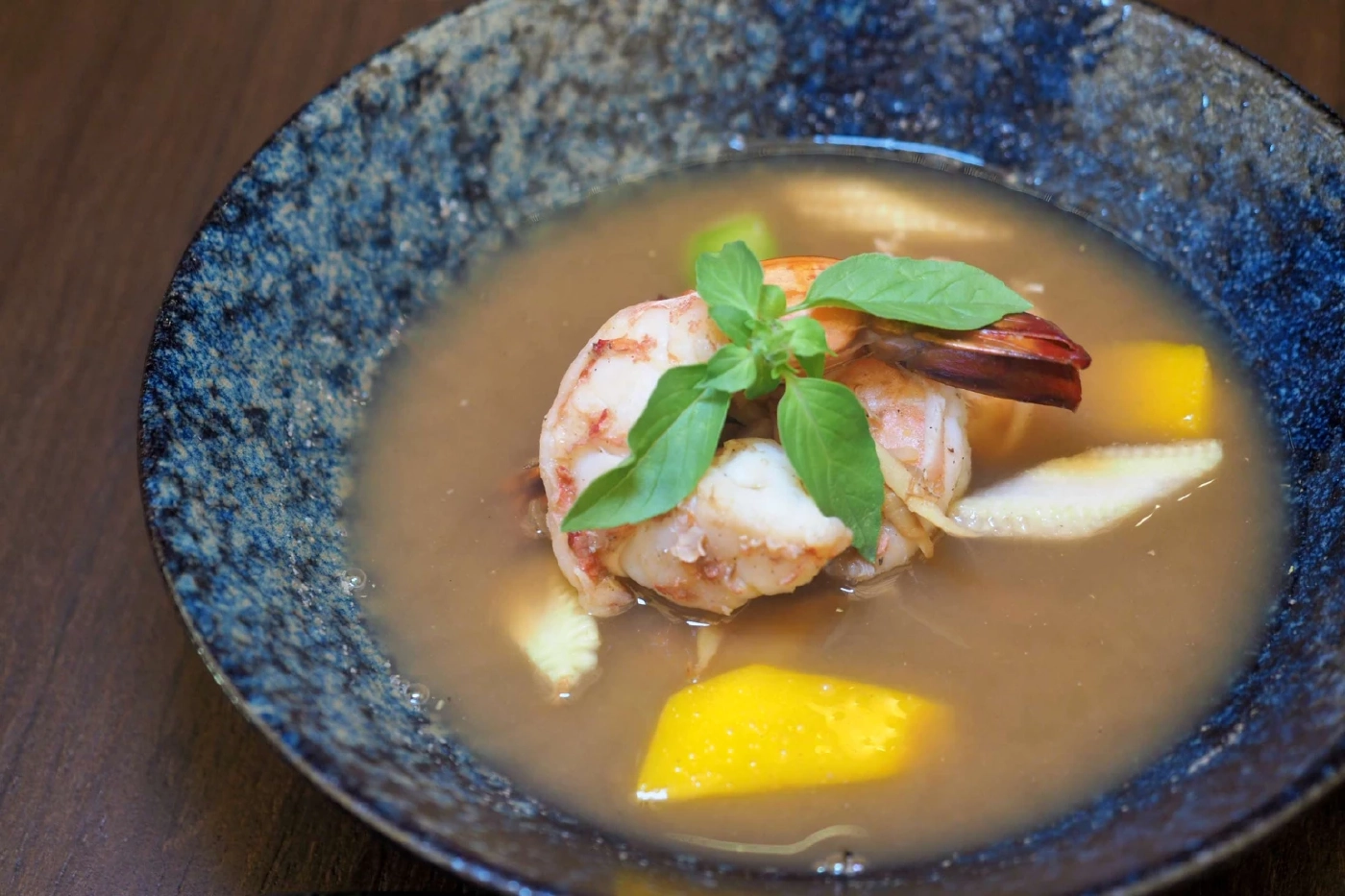 แกงเลียงกุ้งสด