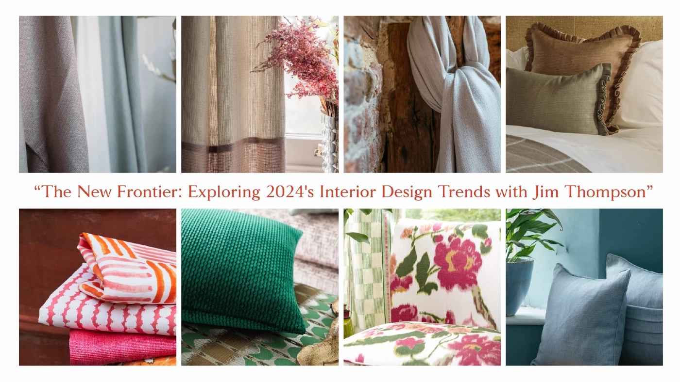 มาอัปเดตก่อนใคร! 4 เทรนด์สีผ้าตกแต่งบ้านมาแรงในปี 2024