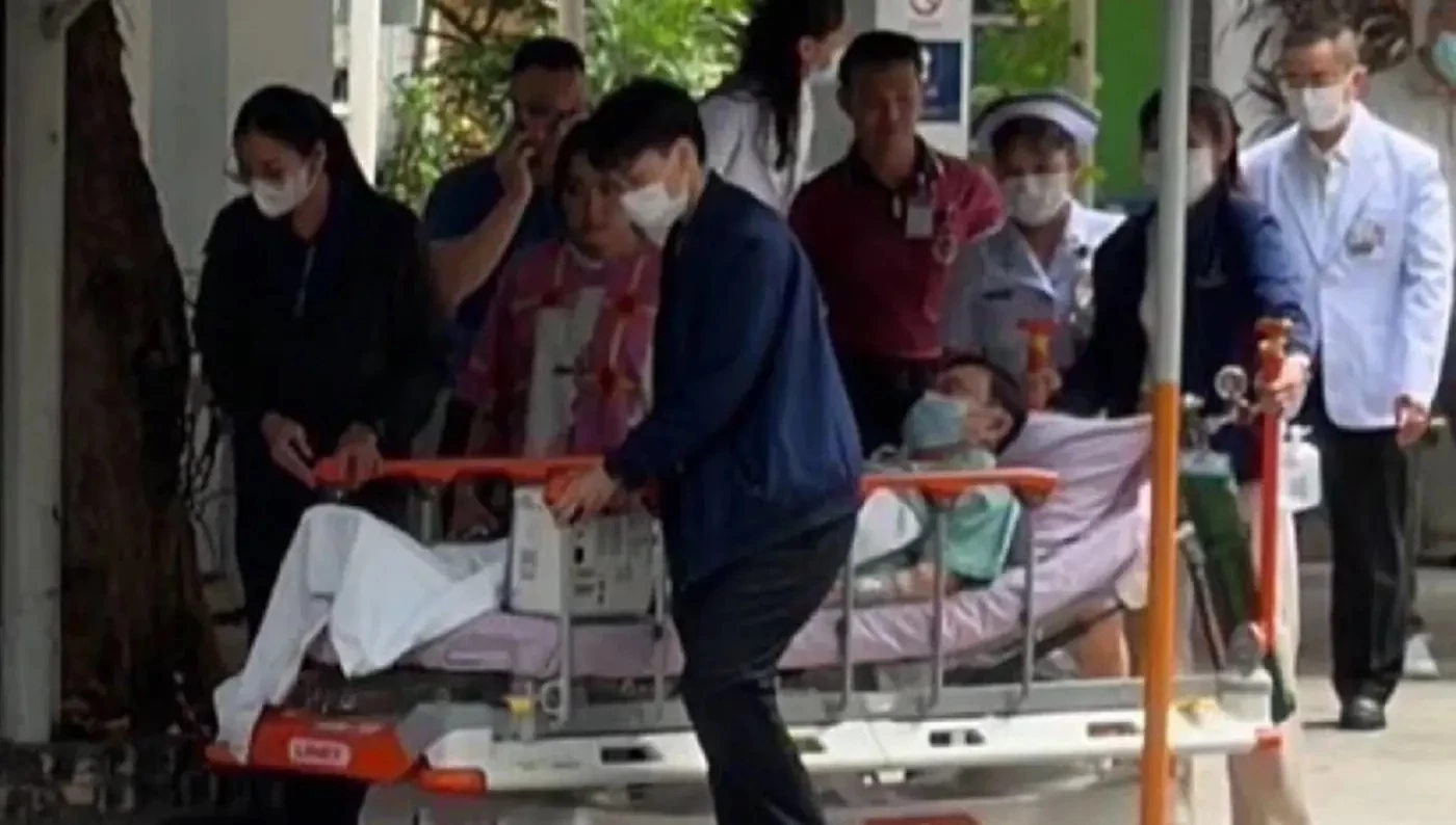 ภาพ "ทักษิณ" ที่ โรงพยาบาลตำรวจ ถูกเผยแพร่ผ่านโซเชียลมีเดีย เมื่อ 14 ต.ค. 2566