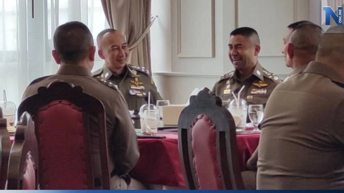 บิ๊กต่อ ผบ.ตร.เชิญ บิ๊กโจ๊ก รอง ผบ.ตร.ร่วมทานอาหารและแบ่งงาน