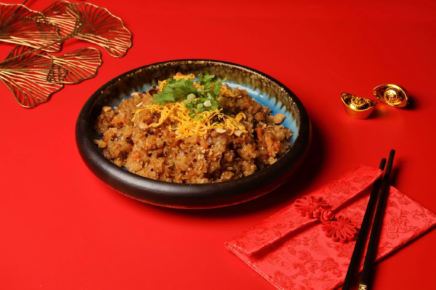 ข้าวเหนียวกุนเชียงทรงเครื่องเลิศรส    