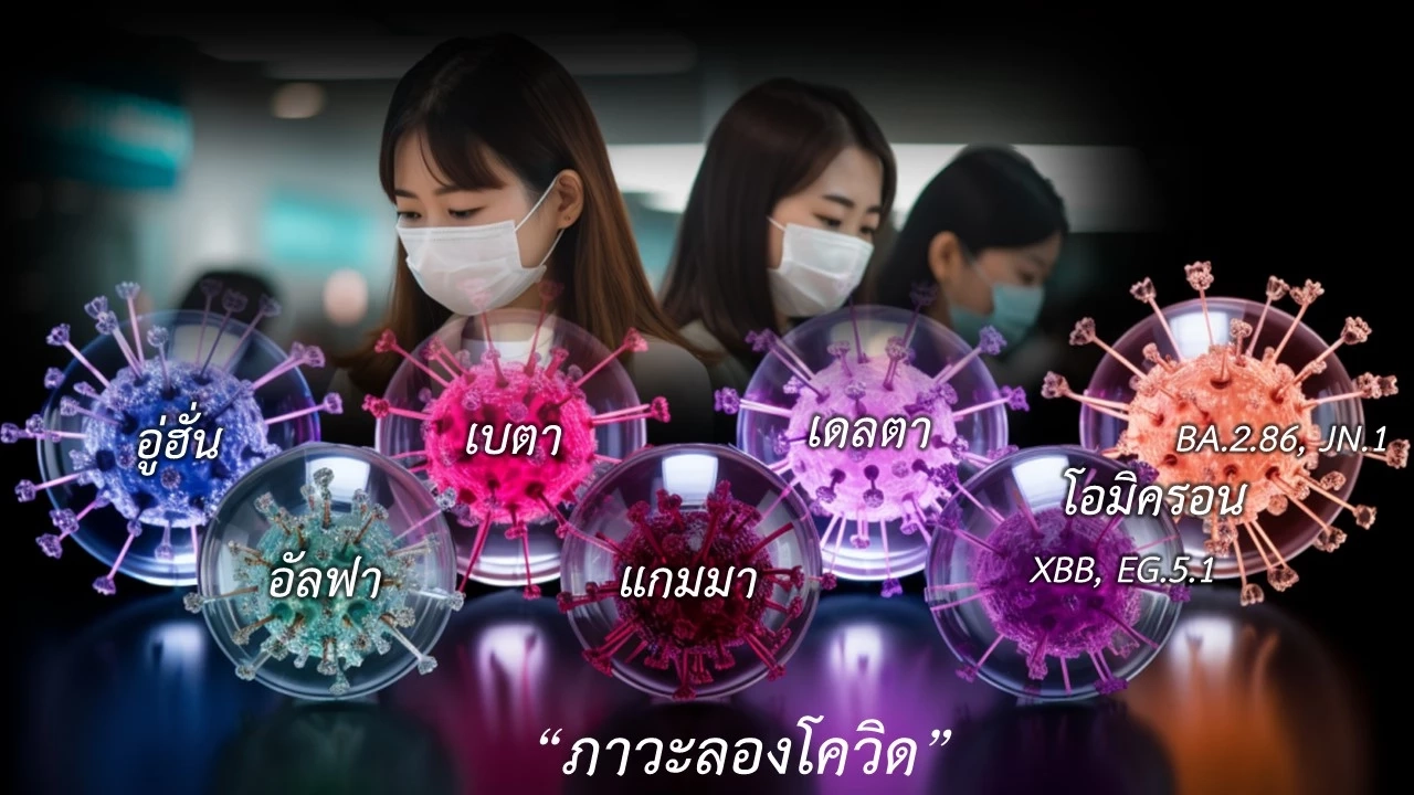 เทียบอาการลองโควิดจาก 'อู่ฮั่น' ถึง 'โอมิครอน JN.1' พบกระทบสมอง ทางเดินหายใจ