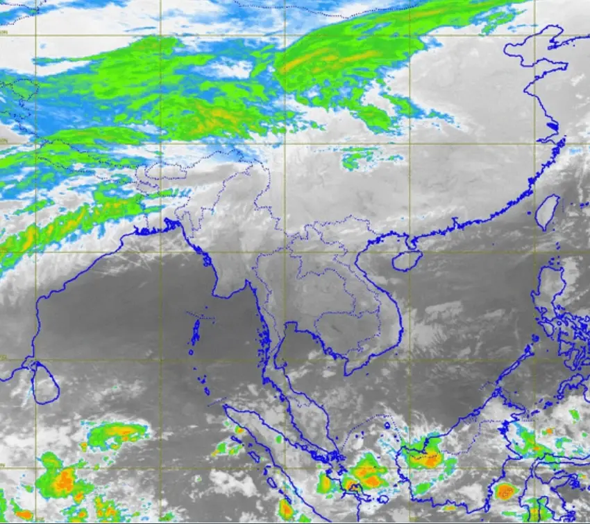 แผนที่ดาวเทียม พยากรณ์อากาศวันนี้