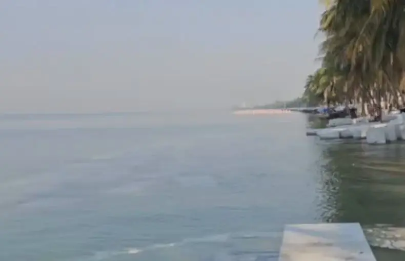 โซเชียลเสียงแตก แนวกั้นกันน้ำทะเลเซาะตลิ่ง "หาดวอนนภา" ชลบุรี
