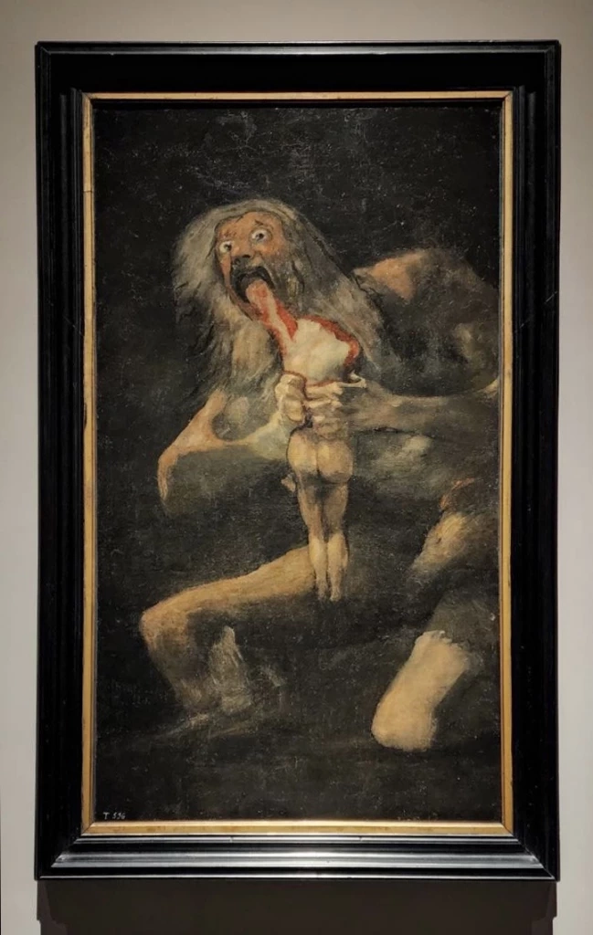 Saturn Devouring His Son (1819-1823). ภาพถ่ายโดย ภาณุ บุญพิพัฒนาพงศ์