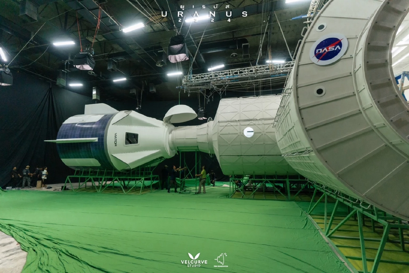 เปิดภาพ! ยานอวกาศสร้างจากขนาดจริงในภาพยนตร์ "ยูเรนัส2324"