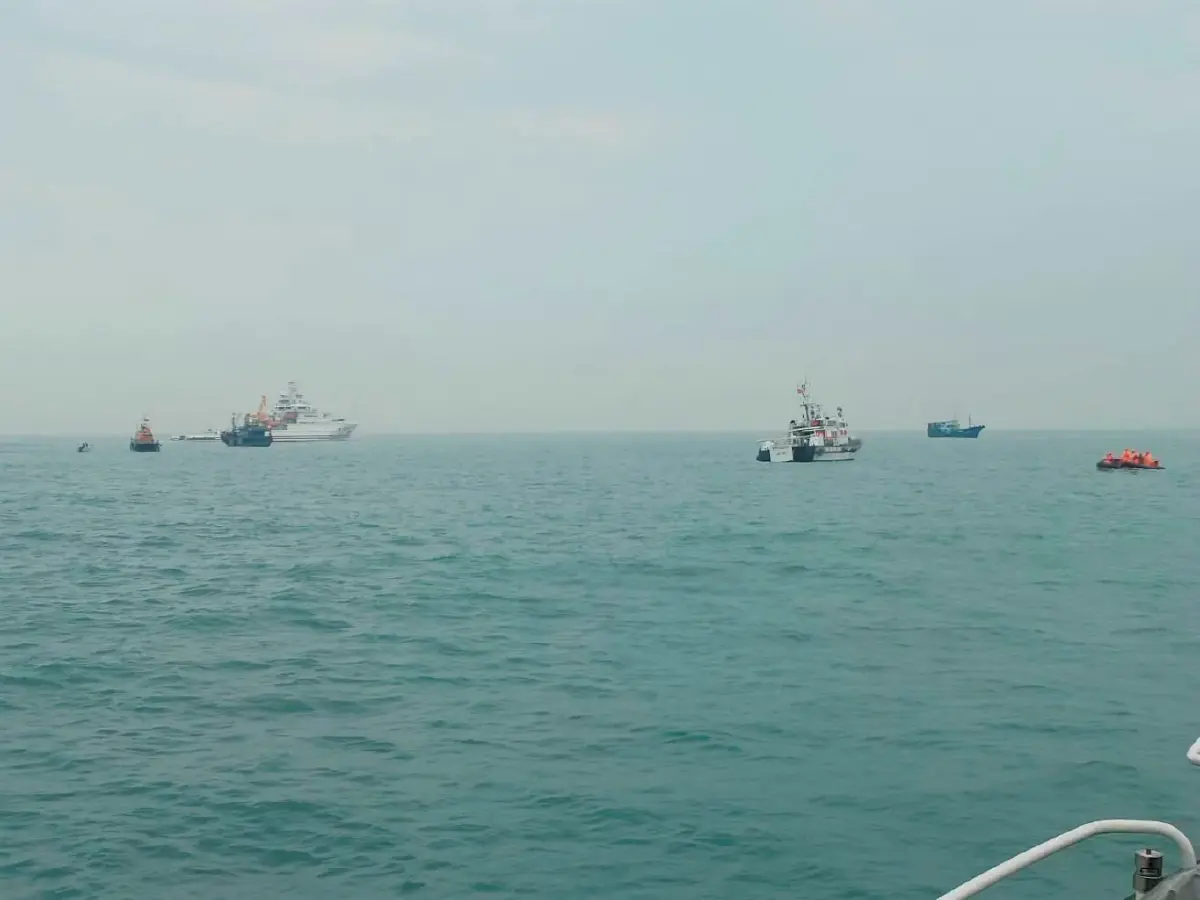 ไต้หวัน-จีน ร่วมค้นหาเหยื่อเรือล่มใกล้หมู่เกาะจินเหมิน