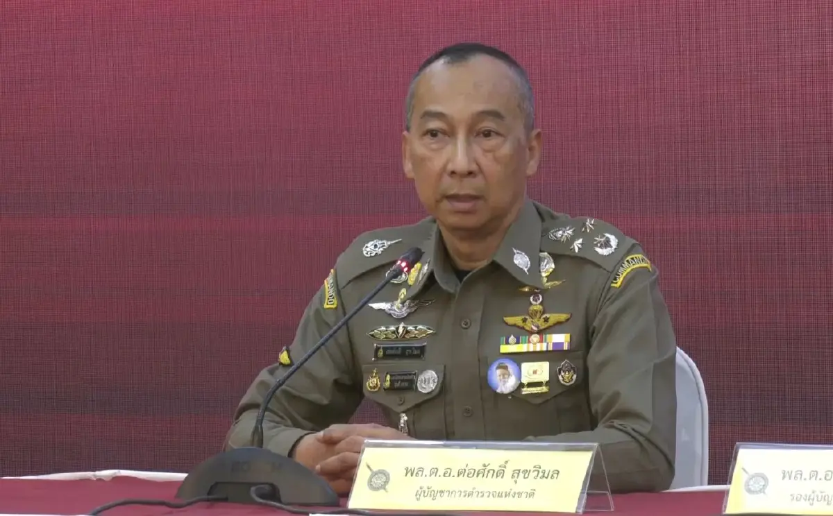 พล.ต.อ.ต่อศักดิ์ สุขวิมล ผบ.ตร.
