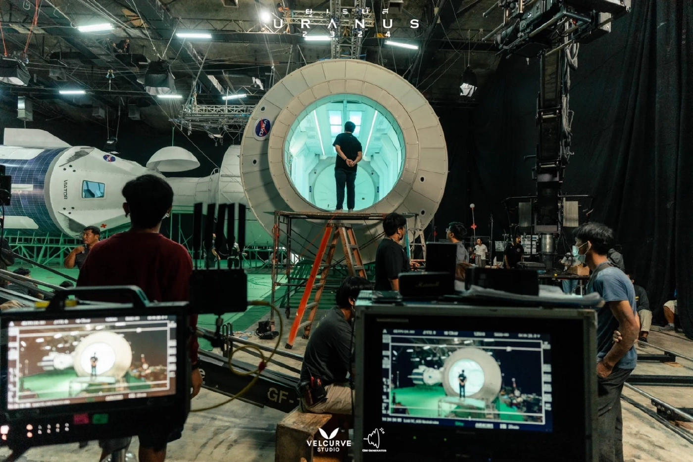 เปิดภาพ! ยานอวกาศสร้างจากขนาดจริงในภาพยนตร์ "ยูเรนัส2324"