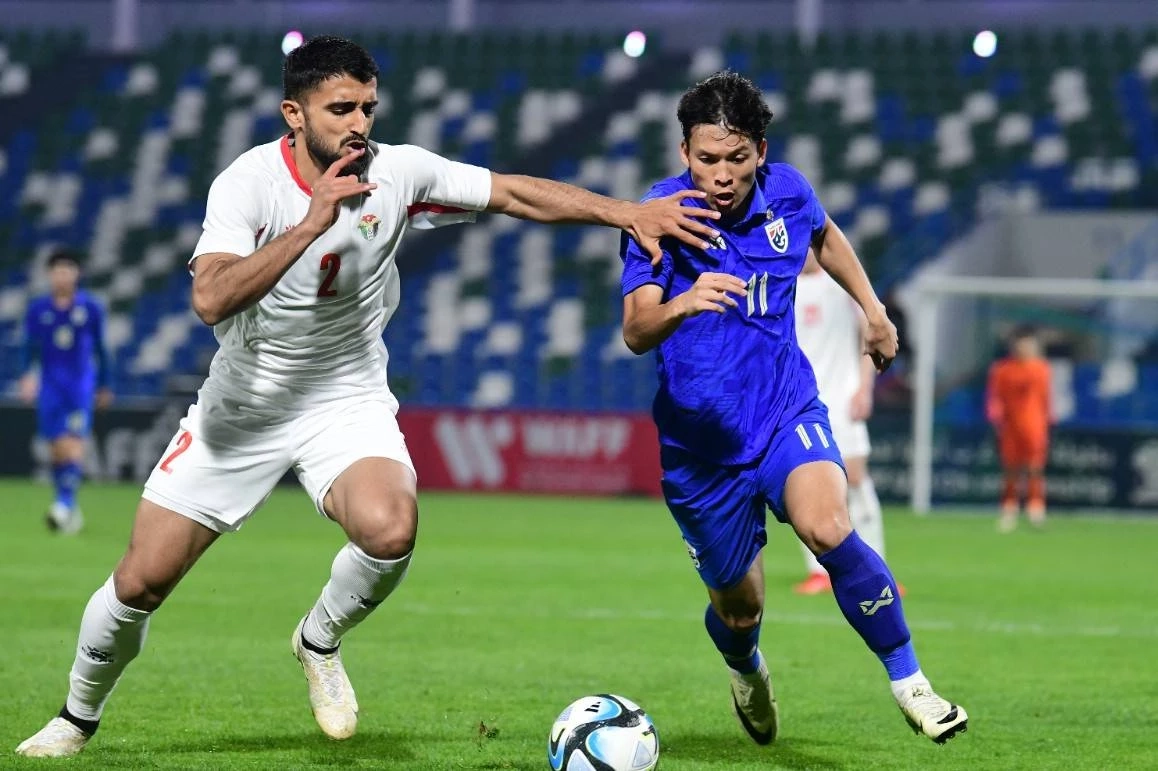 "ทีมชาติไทย U23" พ่าย จอร์แดน 1-3 ศึก WAFF นัดสอง