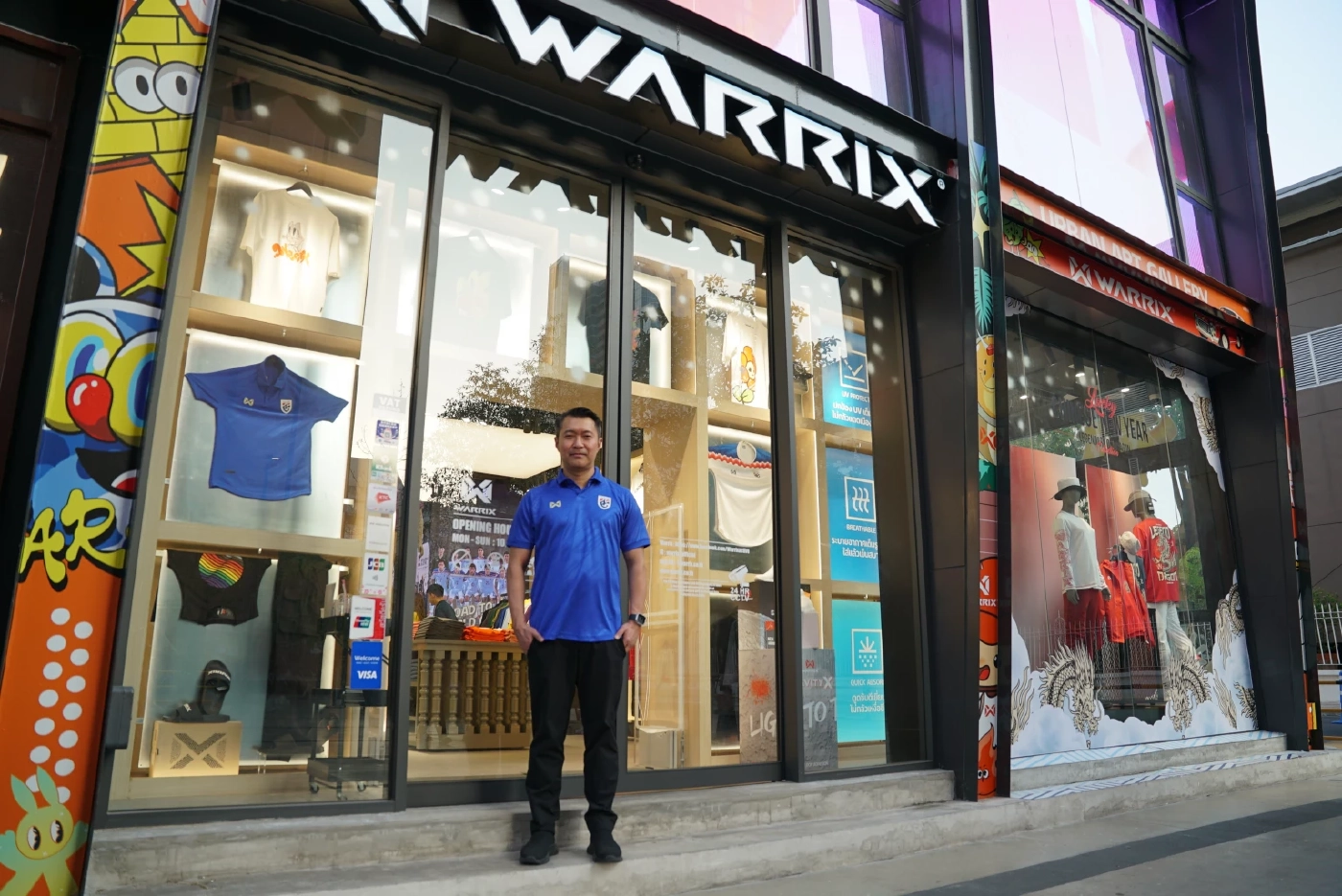 WARRIX ผนึกพันธมิตรบุกตลาดเสื้อผ้า อุปกรณ์กีฬาจีน