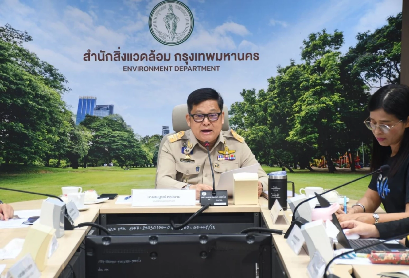 นายสมบูรณ์ หอมนาน รองปลัดกรุงเทพมหานคร