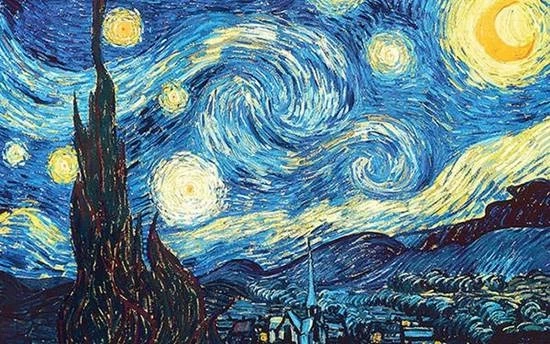 The Starry Night ปี ค.ศ. 1889