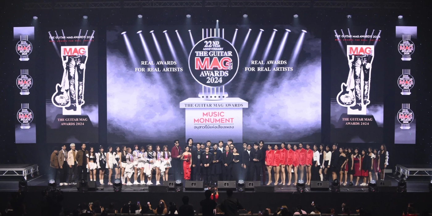 The Guitar Mag Awards 2024 เจฟ ซาเตอร์-วี วิโอเล็ต คว้ารางวัลนักร้องแห่งปี