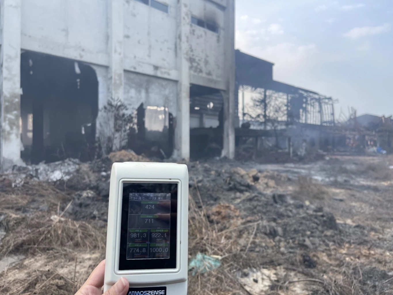 EARTH แจ้งเตือนประชาชนรอบรัศมีโรงงานระยอง หลังวัดคุณภาพอากาศพบอันตราย