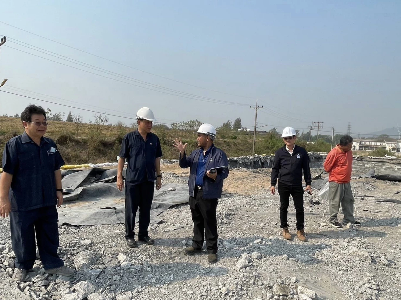 อุตสาหกรรม จ.ตาก ตรวจบ่อเก็บกากแคดเมียม พบได้รับอนุญาตขนย้ายไป จ.สมุทรสาคร