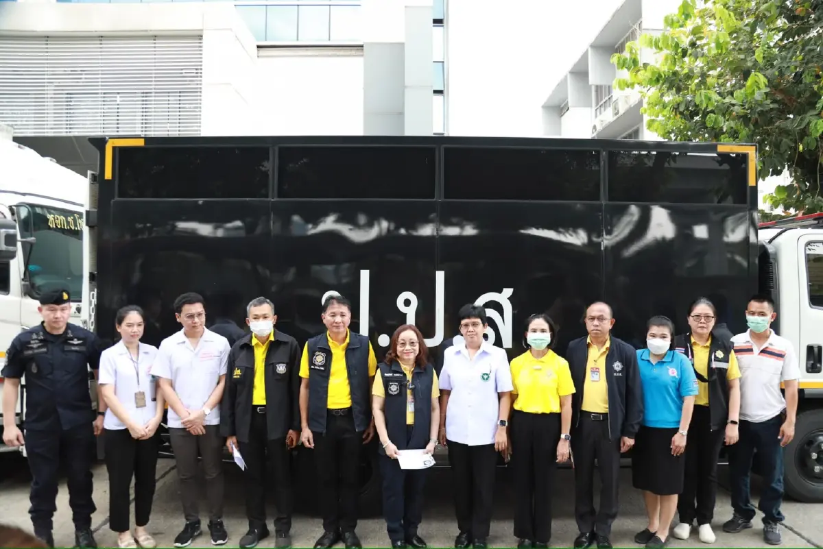 ป.ป.ส. ขนย้ายยาเสพติดของกลาง กว่า 22 ตัน เพื่อเตรียมนำไปเผาทำลาย
