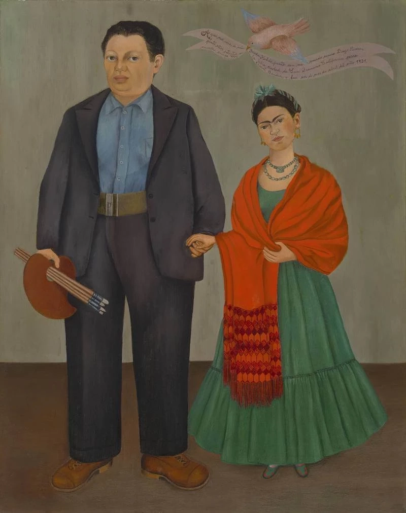Frida and Diego Rivera (1931). ภาพจาก fridakahlo.org