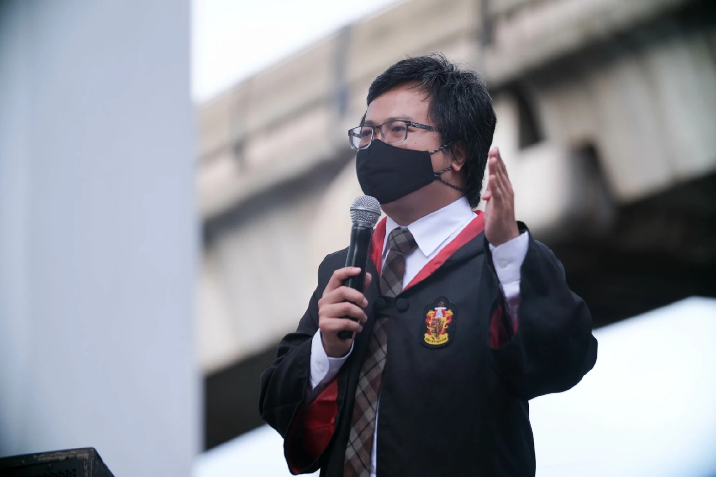 นายอานนท์ นำภา แกนนำม็อบราษฎร