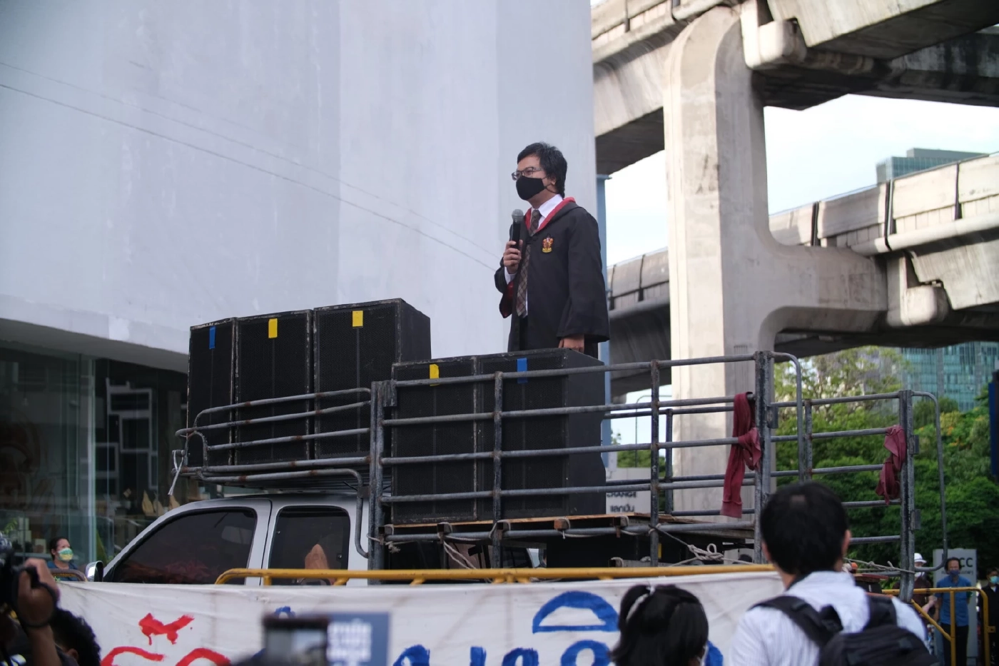 นายอานนท์ นำภา แกนนำม็อบราษฎร