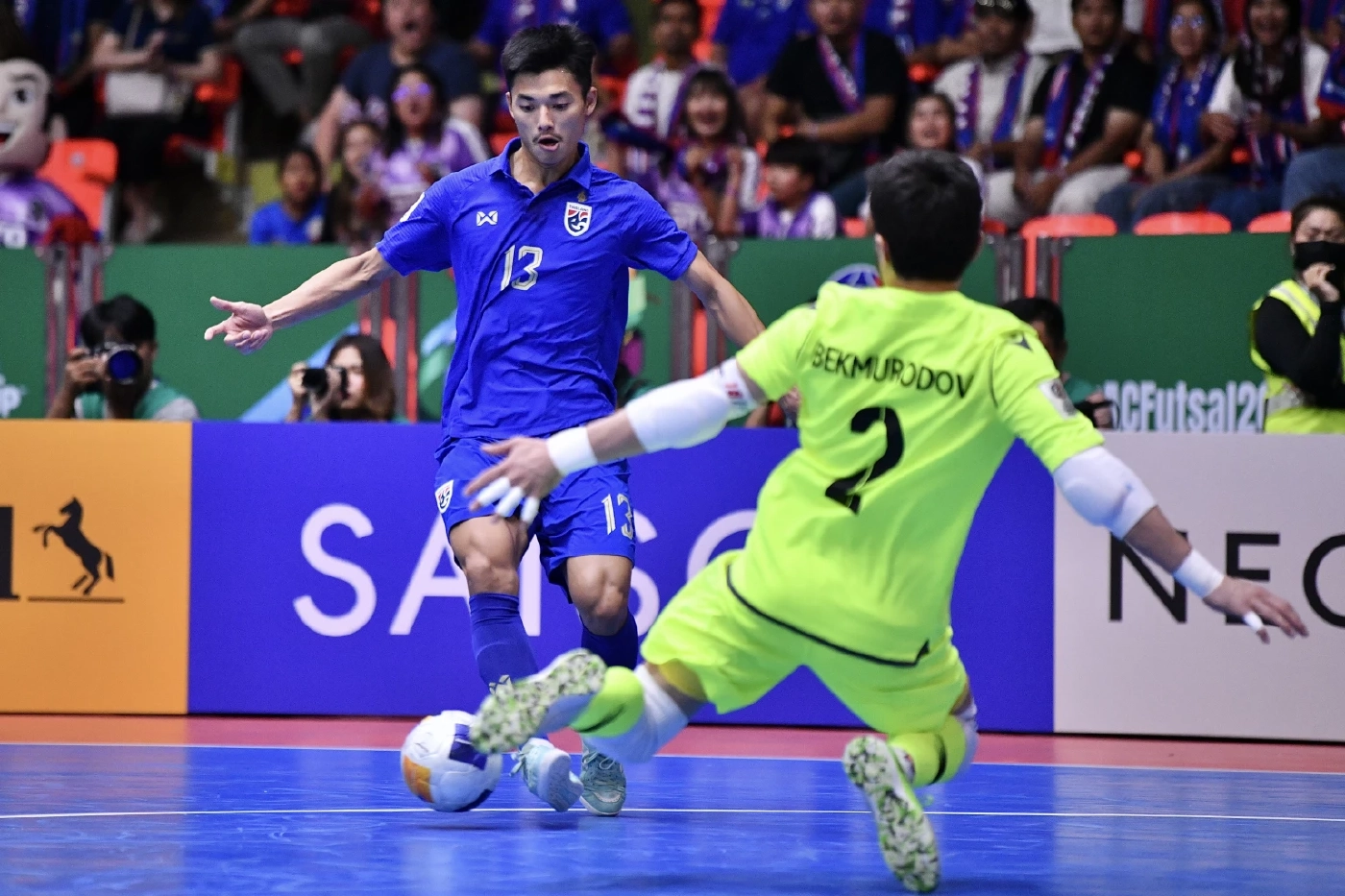 "ฟุตซอลไทย" ดวลโทษเฉือน "ทาจิกิสถาน" ทะลุชิงศึกเอเชียนคัพ