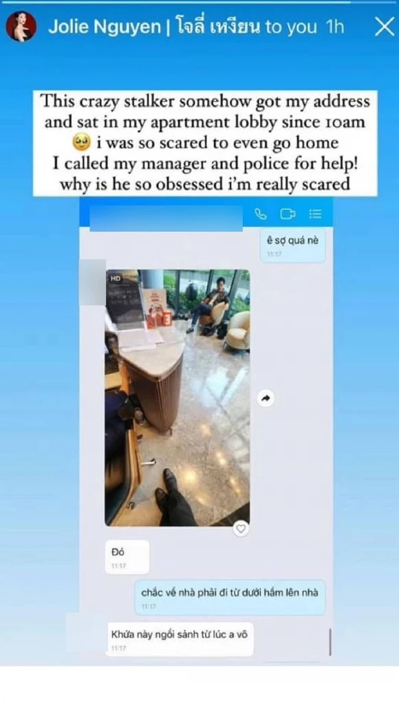 สวนมาสวนกลับ โจลี่ เหงียน ลงรูปผู้ชายดูทรงคล้าย ๆ พิธีกรชื่อดังมานั่งเฝ้า