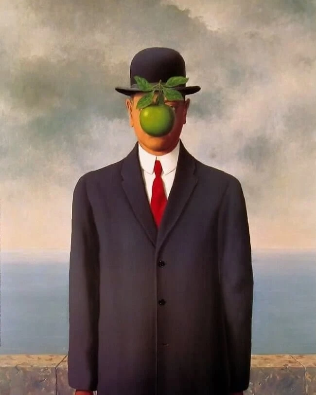 The Son of Man (1964). ภาพจาก www.renemagritte.org