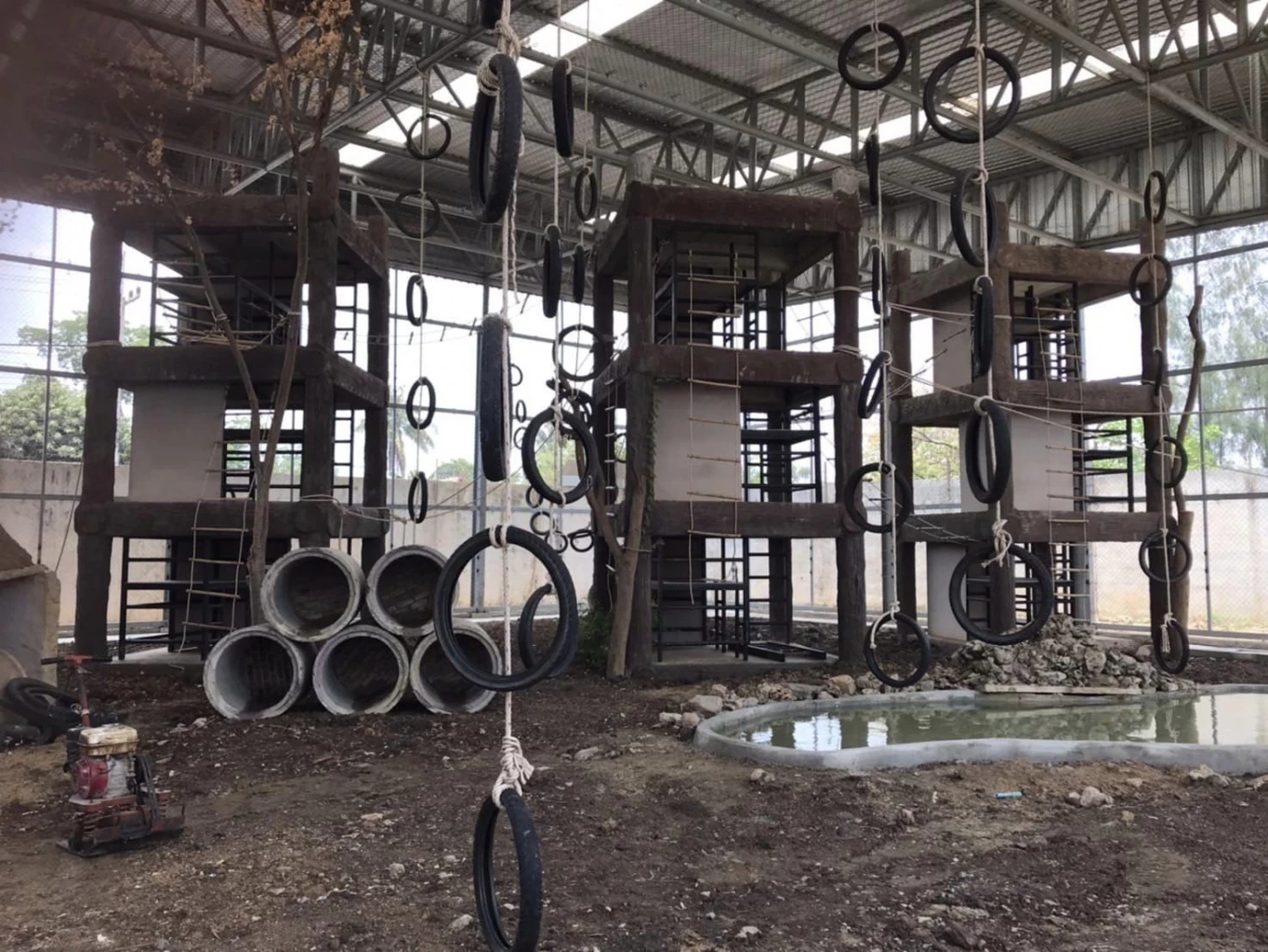 เสร็จแล้ว! กรงอนุบาลลิงโพธิ์เก้าต้น พร้อมนำลิงเข้าทดสอบความแข็งแรง 15 พ.ค. นี้