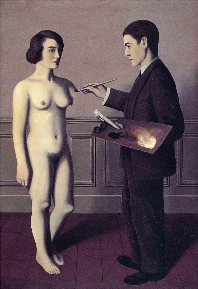 Attempting the Impossible (1928). ภาพจาก www.renemagritte.org