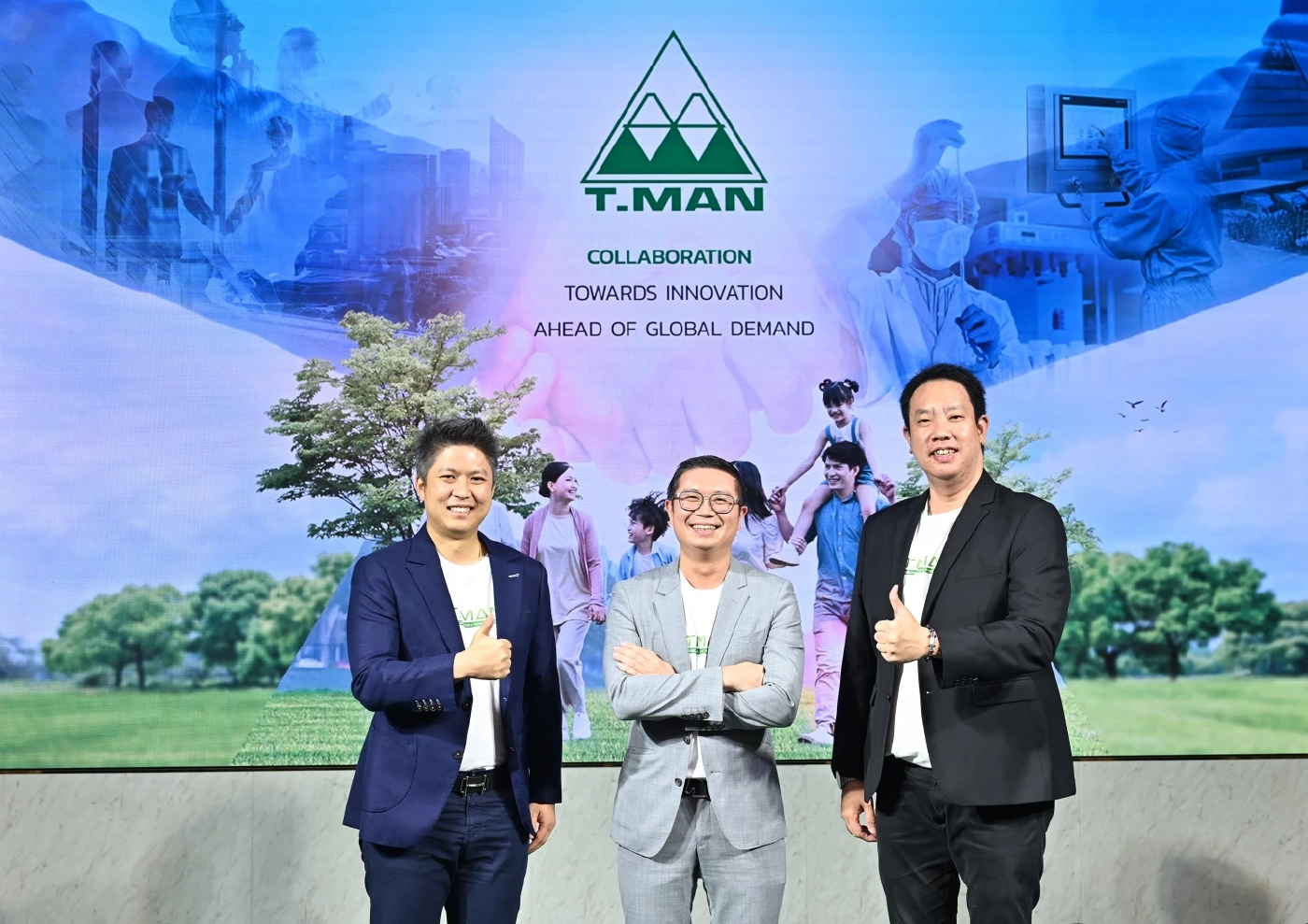 ‘บมจ.ที.แมน ฟาร์มาซูติคอล’ เปิดยุทธศาสตร์มุ่งสร้างสรรค์นวัตกรรมเวชภัณฑ์ยาและผลิตภัณฑ์เพื่อสุขภาพ   ก้าวสู่ผู้นำนวัตกรรมสุขภาพ ที่ช่วยยกระดับคุณภาพชีวิตของทุกคนให้ดียิ่งขึ้น 