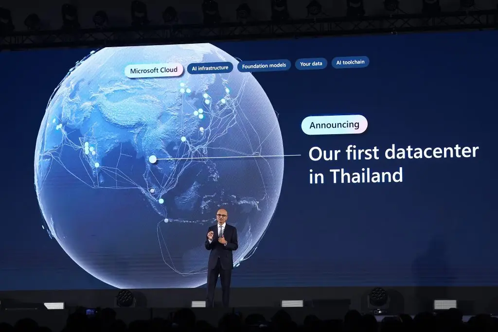 ไมโครซอฟท์ประกาศตั้ง Data Center ระดับภูมิภาคในไทย