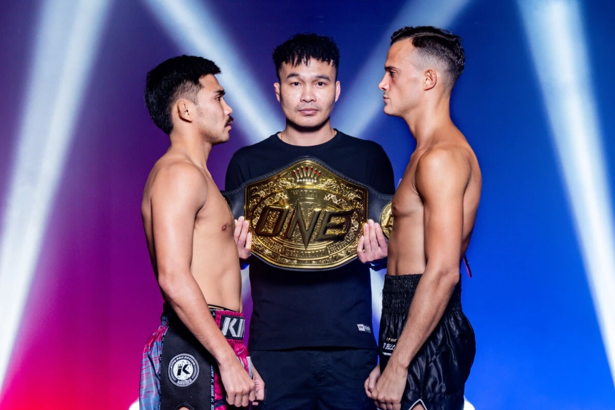 ชั่งน้ำหนักผ่านฉลุย! "พระจันทร์ฉาย" ปะทะ "โจนาธาน" ศึก ONE ลุมพินี 68 คืนนี้