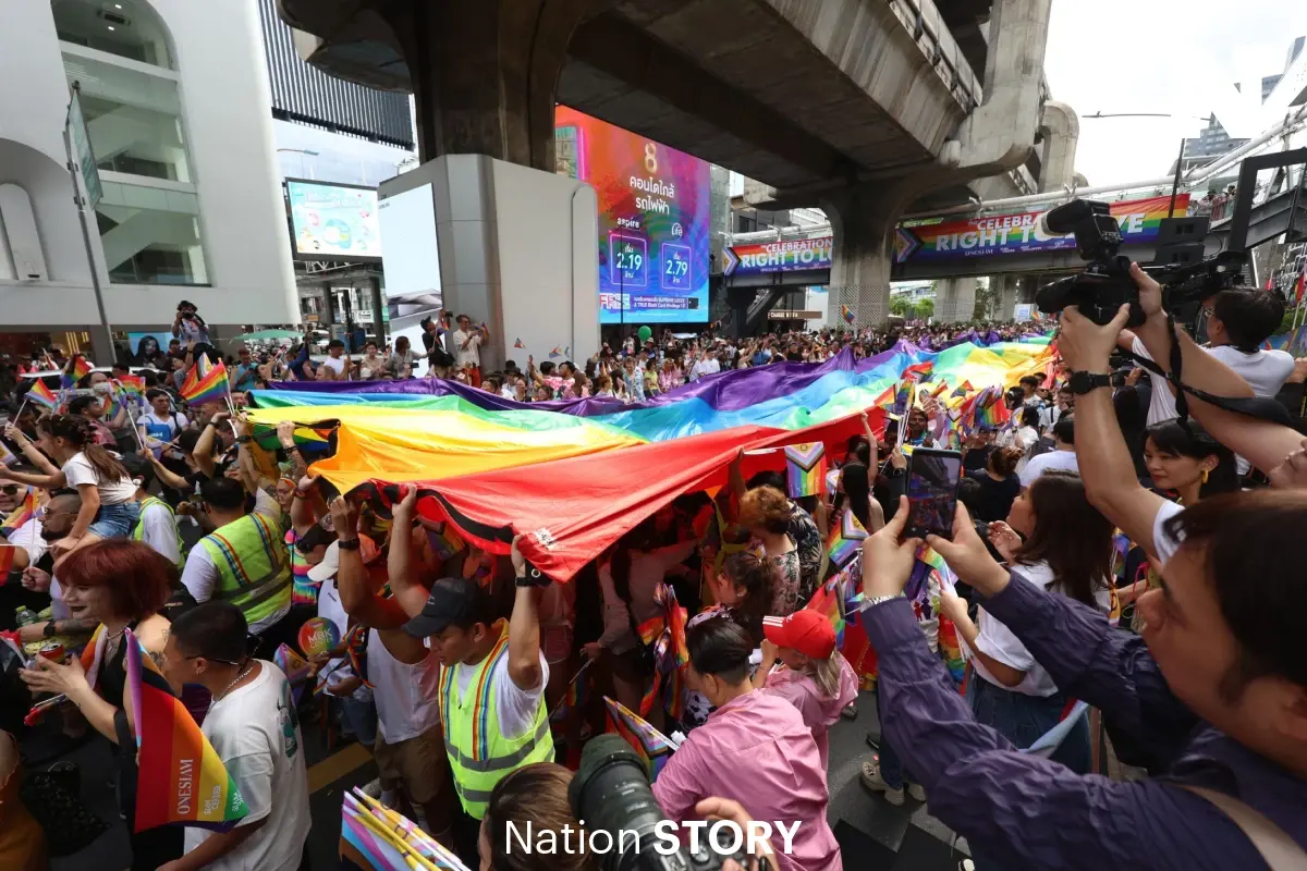 "เศรษฐา-แพทองธาร" ร่วมงาน Bangkok Pride festival 2024