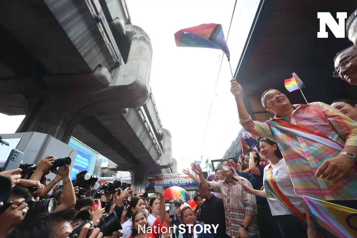 "เศรษฐา-แพทองธาร" ร่วมงาน Bangkok Pride festival 2024