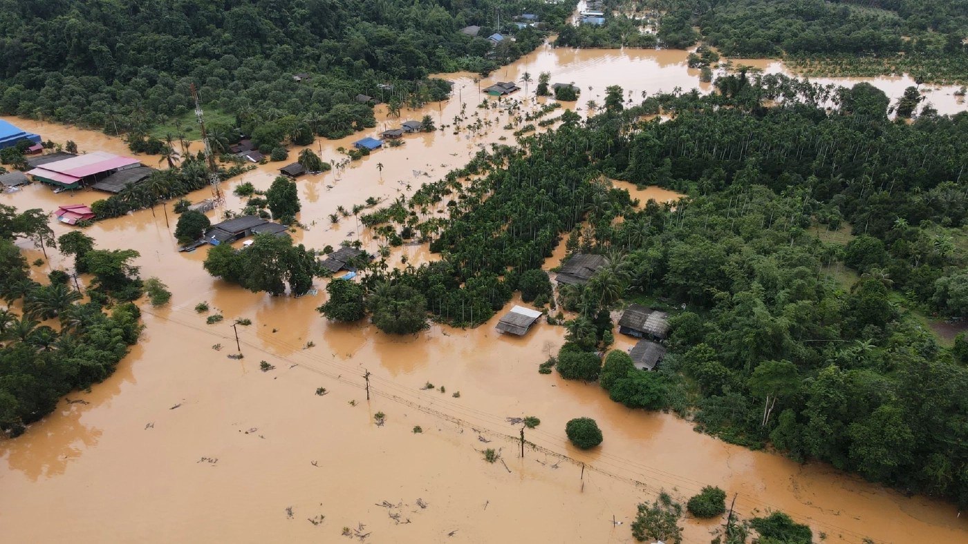 ตำบลสะตอ จ.ตราด วิกฤติ น้ำท่วมหนักสุดในรอบ 30 ปี 9 หมู่บ้า-ถนน จมบาดาล