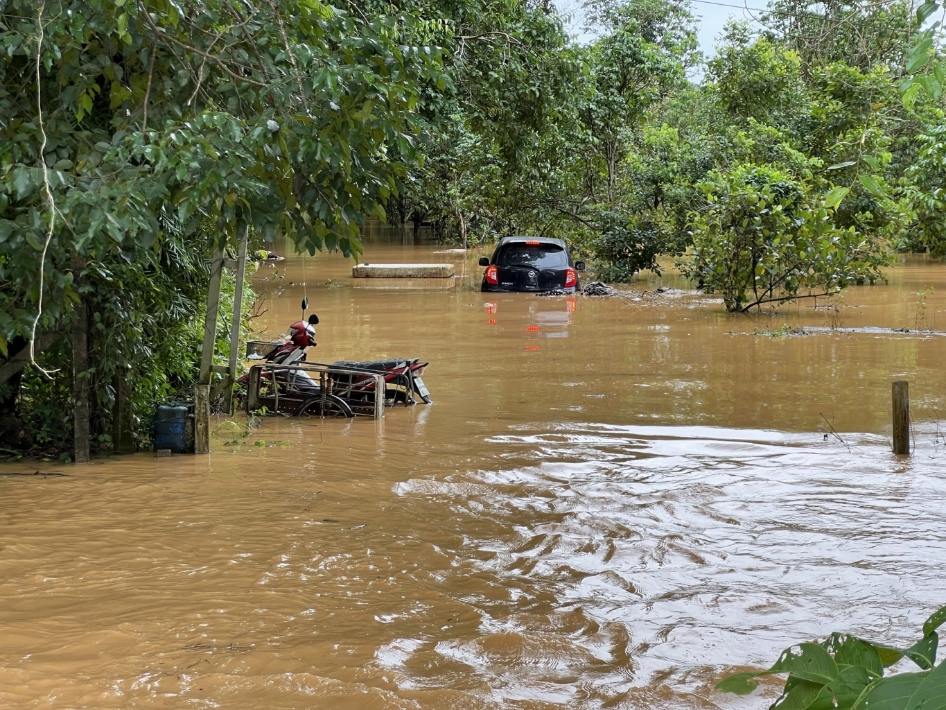 ตำบลสะตอ จ.ตราด วิกฤติ น้ำท่วมหนักสุดในรอบ 30 ปี 9 หมู่บ้า-ถนน จมบาดาล