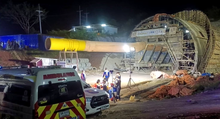 ด่วน! อุโมงค์รถไฟความเร็วสูงปากช่องถล่ม ทับคนงาน 3 ราย ยังไม่ทราบชะตากรรม