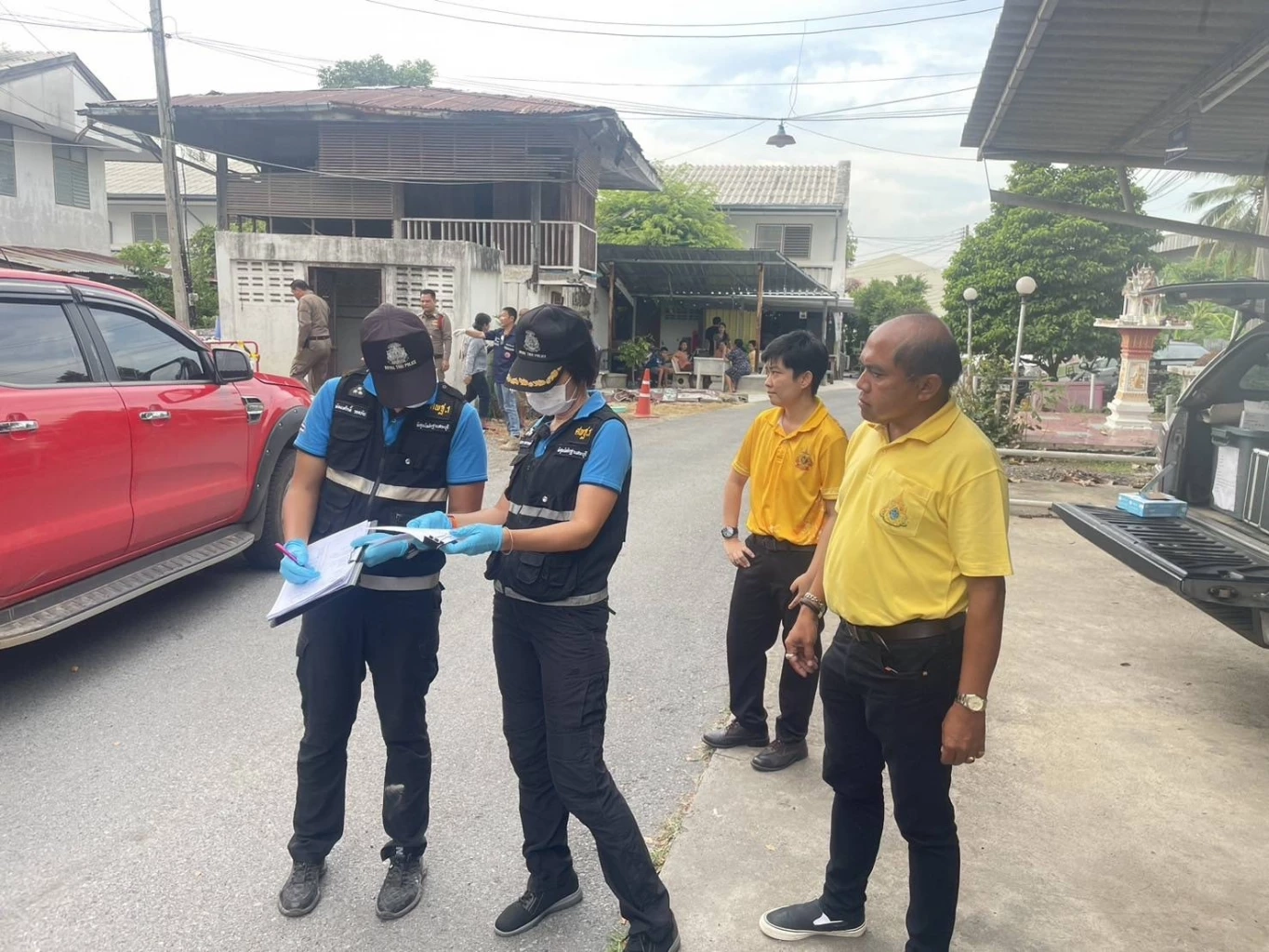 ตร.วังม่วง ฝากขังปลัดยิงแฟนสาวดับข้างโรงพัก หลังเคลียร์ปัญหาไม่ลงตัว