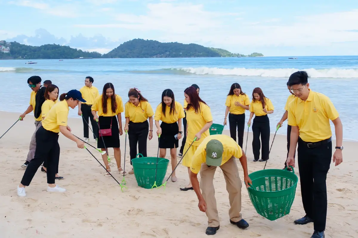 กัลฟ์ ร่วมจัดการขยะทางทะเลกับโครงการ “ภูเก็ต Sandbox ต้นแบบอนุรักษ์หาดไทย”
