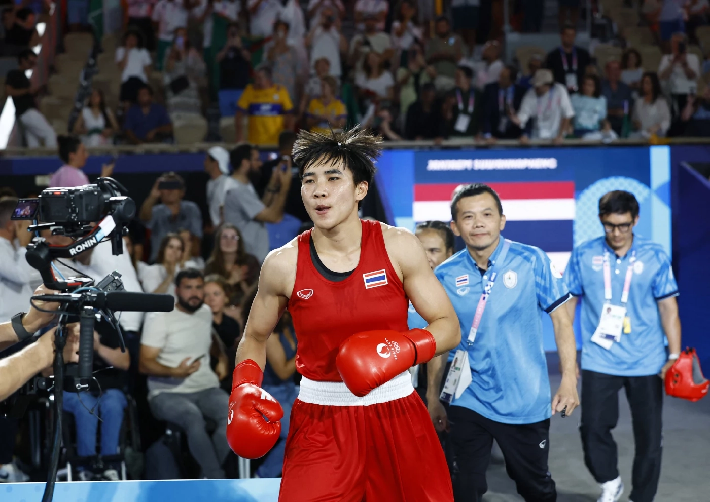 เต็มที่แล้ว! "จันทร์แจ่ม" พ่าย "เคลิฟ" คว้าทองแดงโอลิมปิก