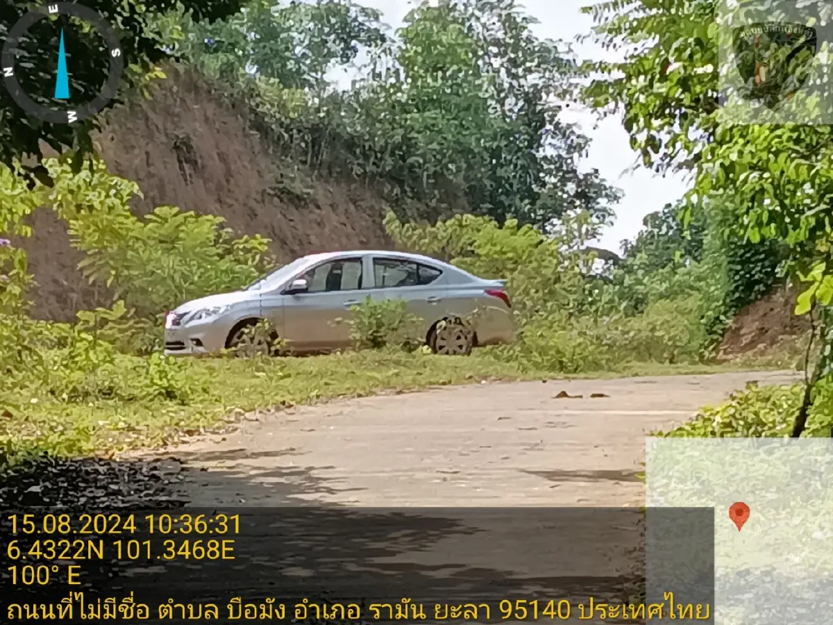 ด่วน! เจอแล้วเก๋งต้องสงสัยคาร์บอมคันที่ 2 เหตุลอบบึ้มข้างตำรวจภูธรปัตตานี
