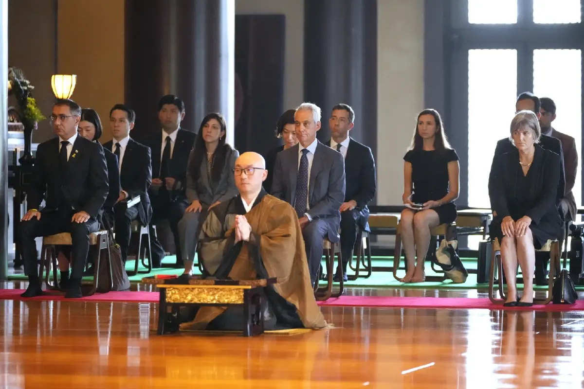 ญี่ปุ่นรำลึก 79 ปี ถล่มนางาซากิ ทูตสหรัฐฯ งดร่วมพิธี
