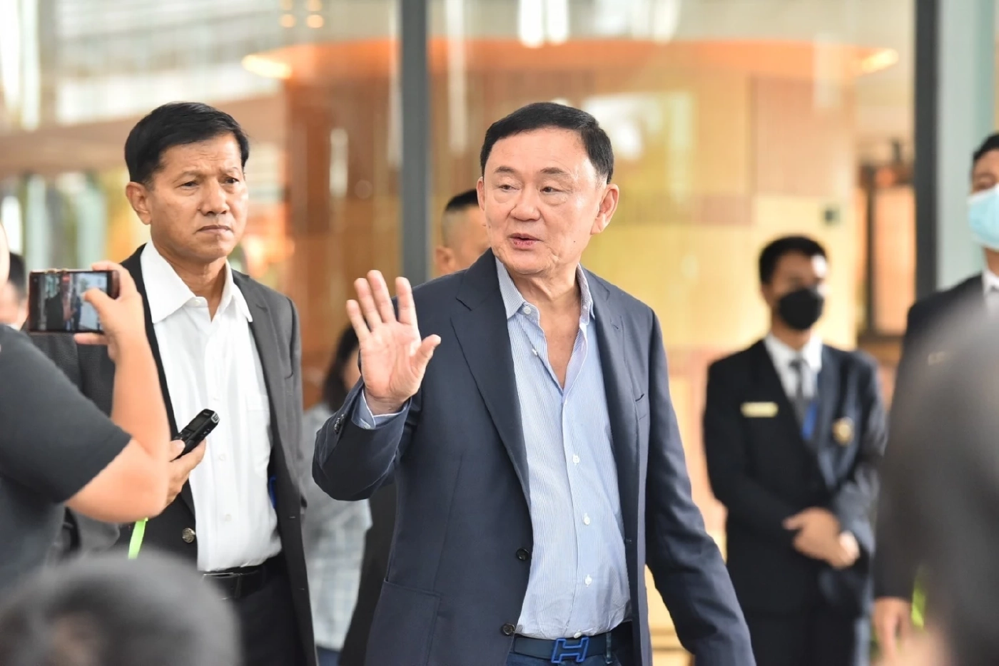 26 ส.ค. 67  ทักษิณ  ชินวัตร อดีตนายกรัฐมนตรี  ปฎิเสธให้สัมภาษณ์ กรณีมีผู้ร้องกกต. ให้ยุบพรรคเพื่อไทย 